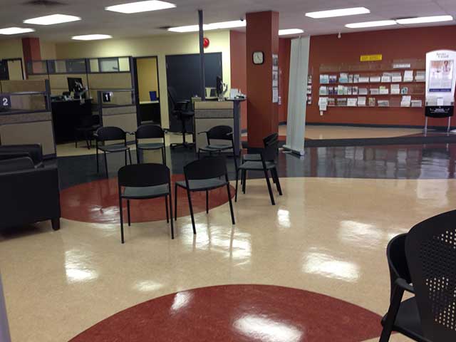 Apex Premier Property Services Floor refinishing at Services Canada